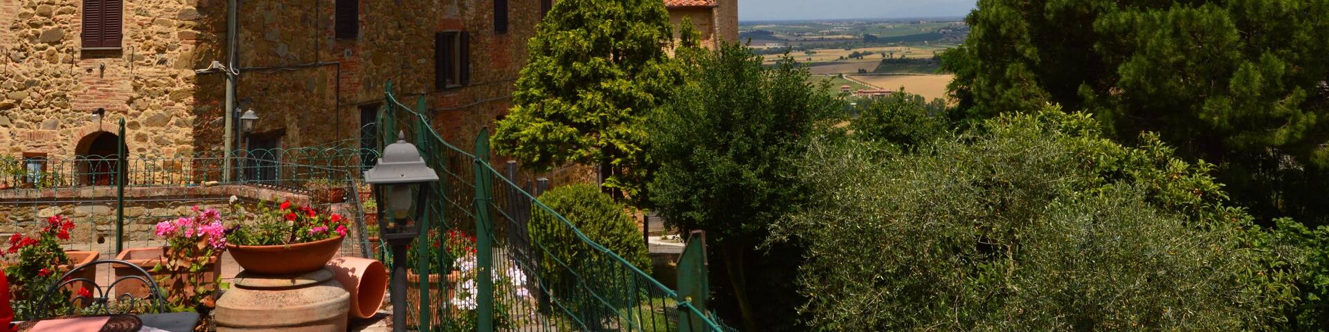The little village Paciano in Umbria