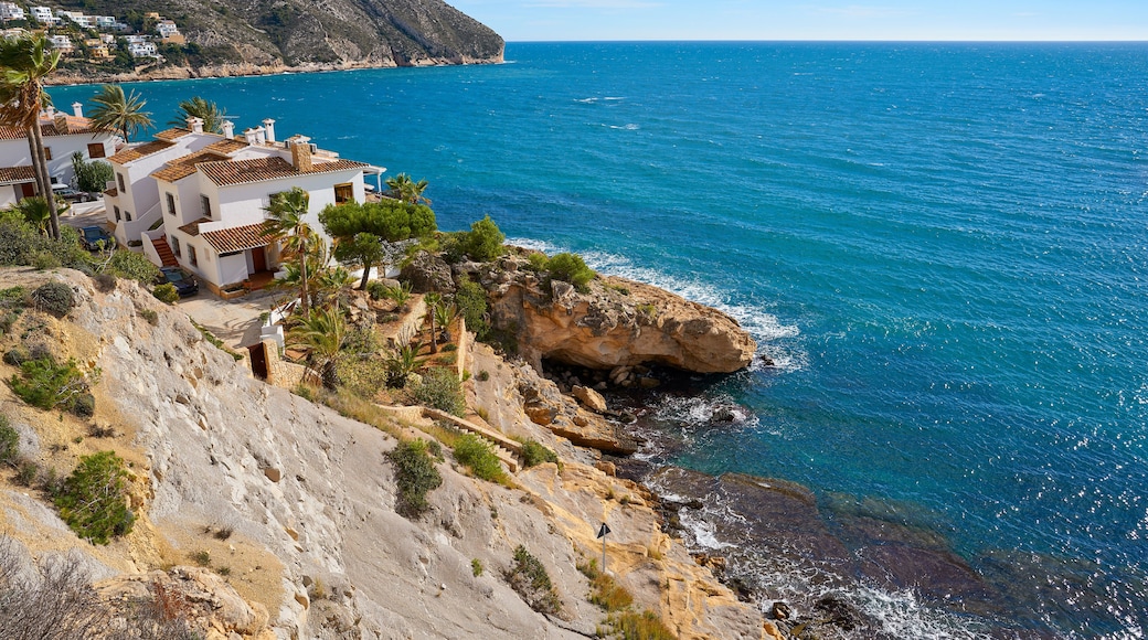Moraira beach Portitxolet in Alicante at Teulada village of Spain