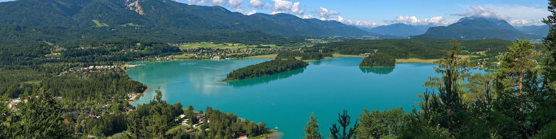 Panorama Faaker See / Kärnten / Österreich