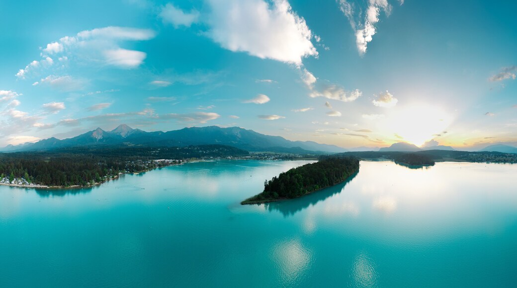 Faaker See in Kärnten, Österreich