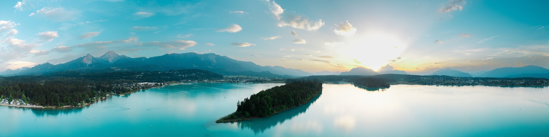 Faaker See in Kärnten, Österreich