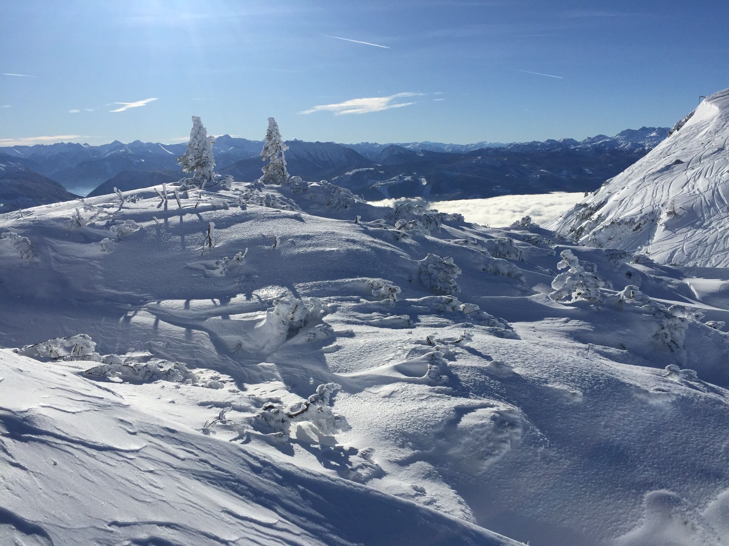 winter wonderland with Dachstein in the background