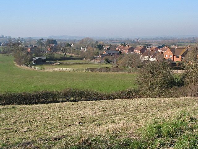 View over the western edge of Hartpury Towards Corsend Farm.