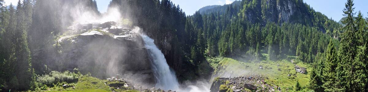 Panoramafoto Krimmler Wasserfälle