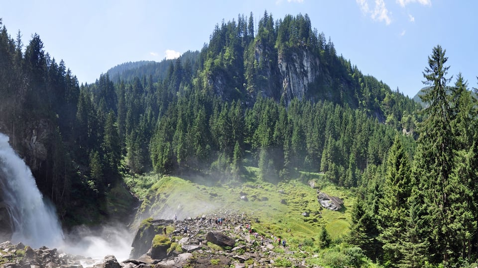 Panoramafoto Krimmler Wasserfälle