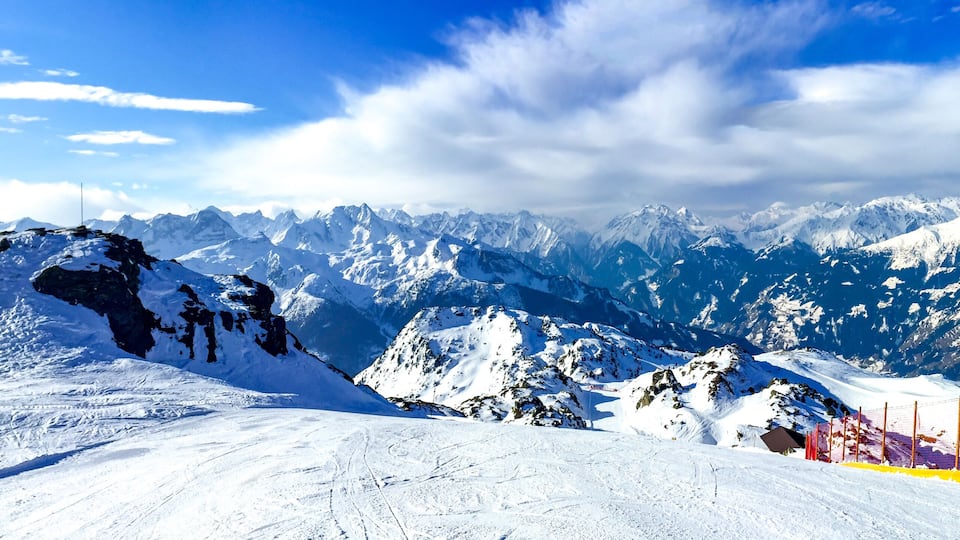 Winter im Zillertal, Tirol, Österreich