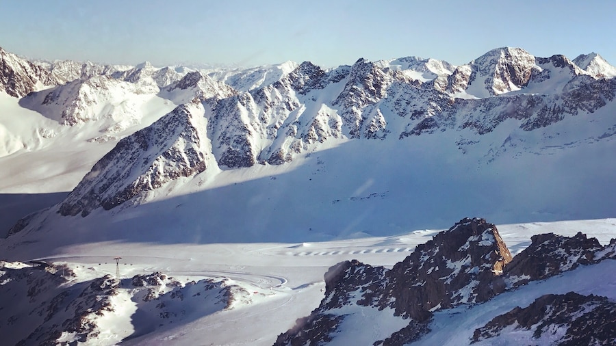 Great panoramic view from Pitztal Glacier 😍