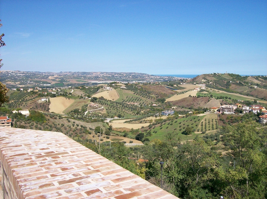 Veduta dal castello di Spoltore