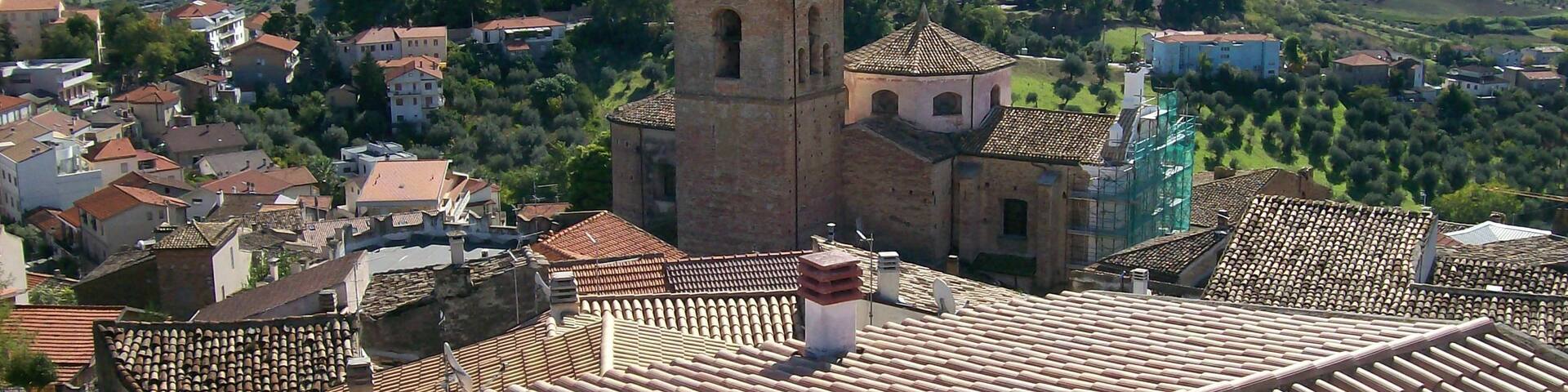 Chiesa di S.Panfilo visto dal castello