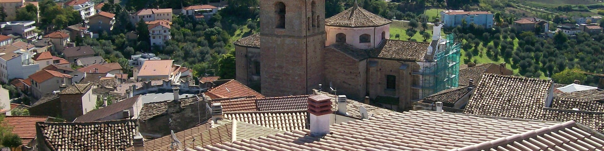 Chiesa di S.Panfilo visto dal castello