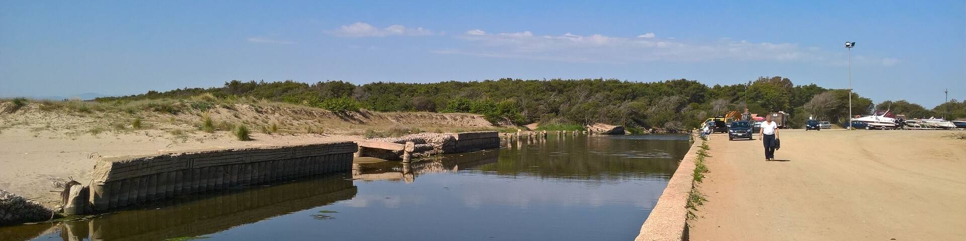 Der Galaso in der Nähe der Mündung
