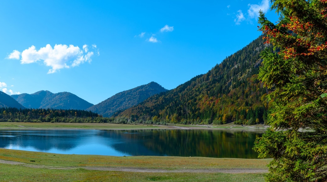 Panorama, der Loedensee Ruhpolding, Bayern