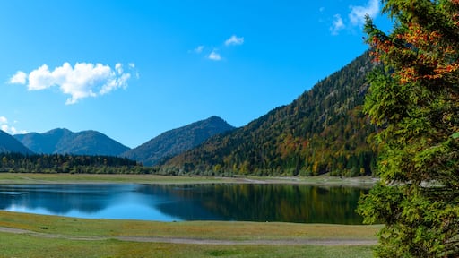 Panorama, der Loedensee Ruhpolding, Bayern