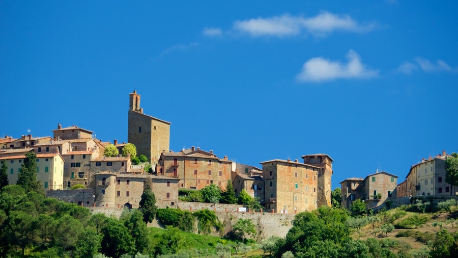 Panicale which includes a city