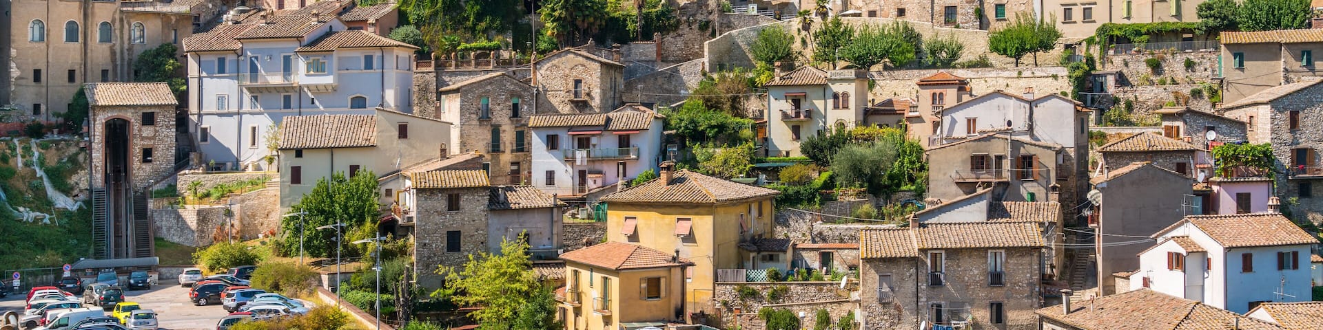 Narni, ancient town in the Province of Terni. Umbria, central Italy.