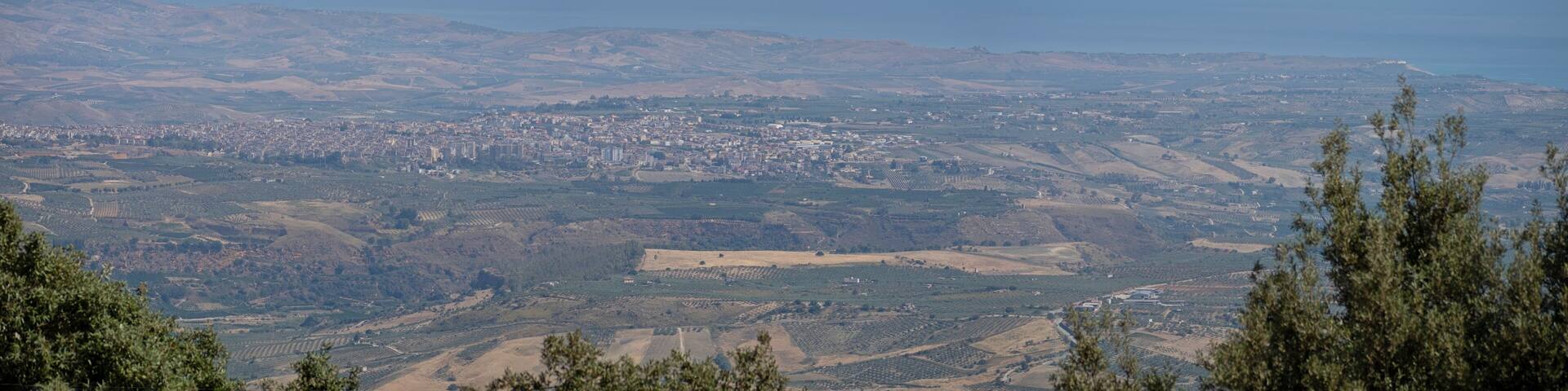 View on Ribera in the south of Sicily, Italy
