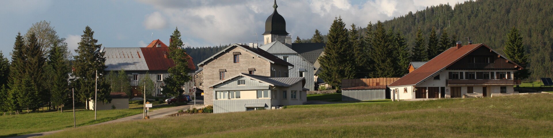 Vue de Chapelle-des-Bois (Doubs).