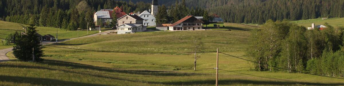 Vue de Chapelle-des-Bois (Doubs).
