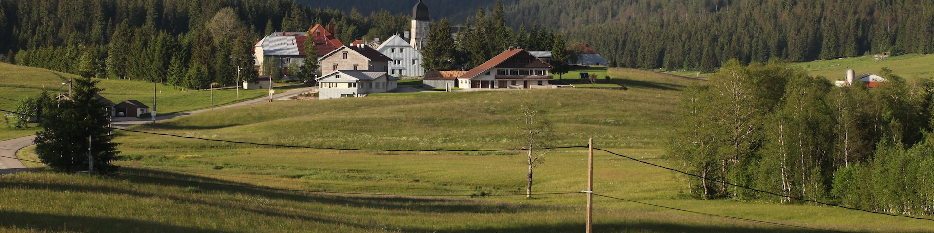 Vue de Chapelle-des-Bois (Doubs).