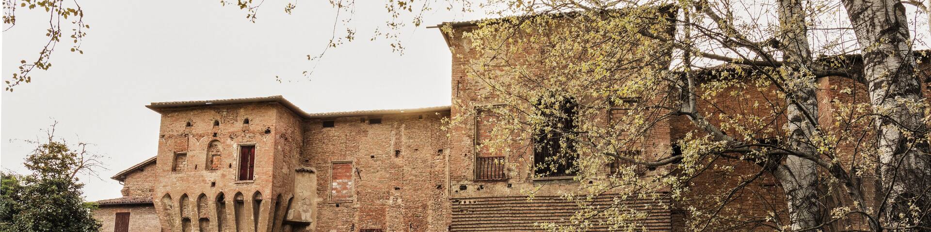 Rangoni Fortress of Spilamberto Modena Italy. inside