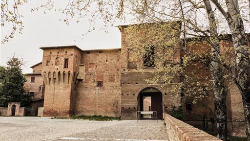 Rangoni Fortress of Spilamberto Modena Italy. inside