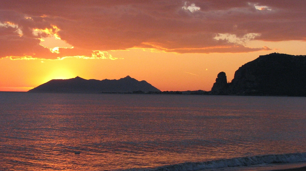 tramonto con vista circeo
