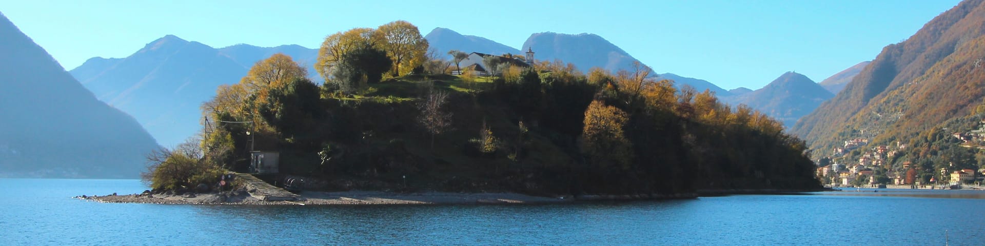 Isle Isola di Comacina, Ossuccio, hamlet of Tremezzina, Province of Como, Lombardy, Italy