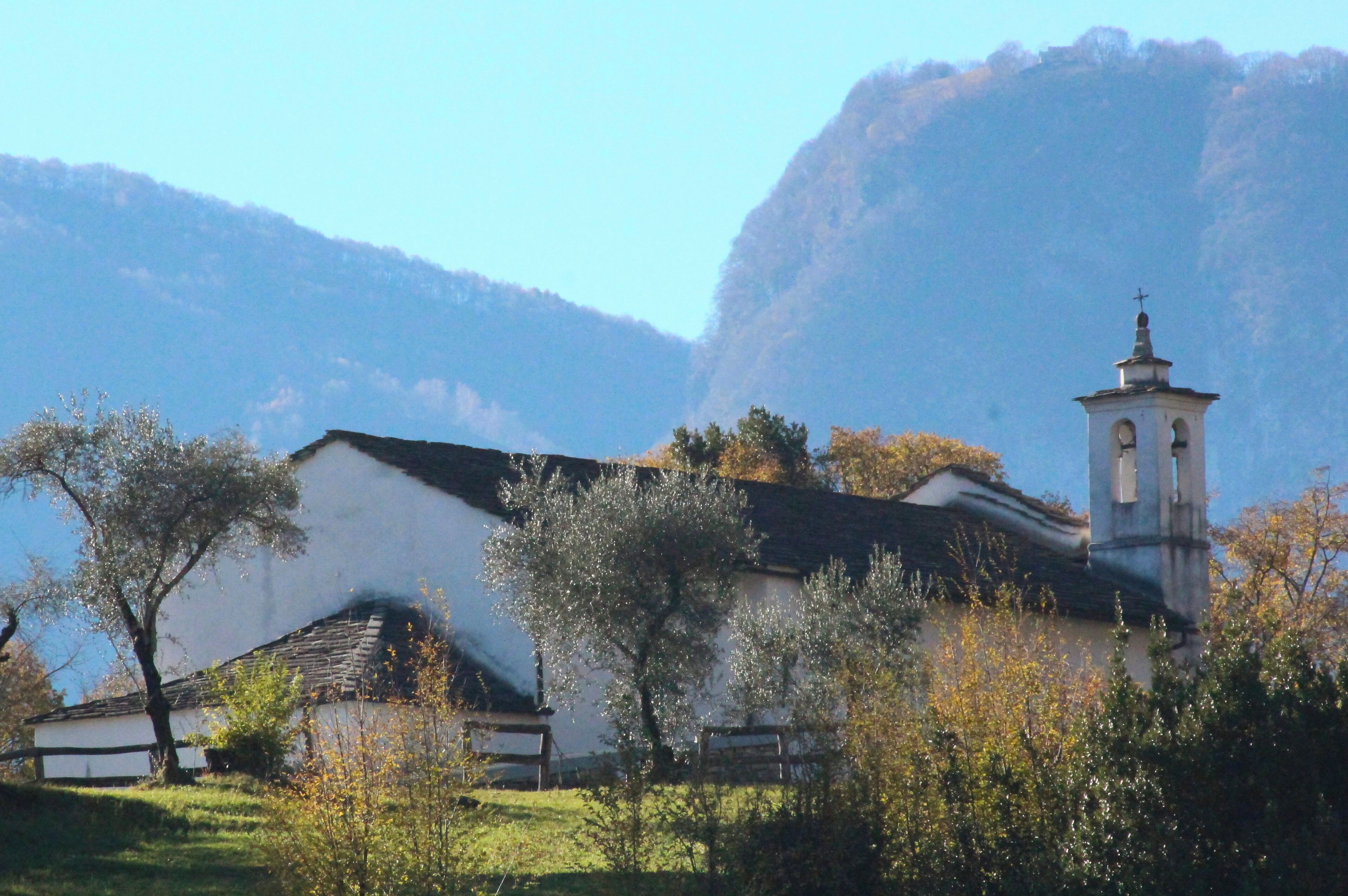 Church San Giovanni Battista, Isola di Comacina, Ossuccio, hamlet of Tremezzina, Province of Como, Lombardy, Italy