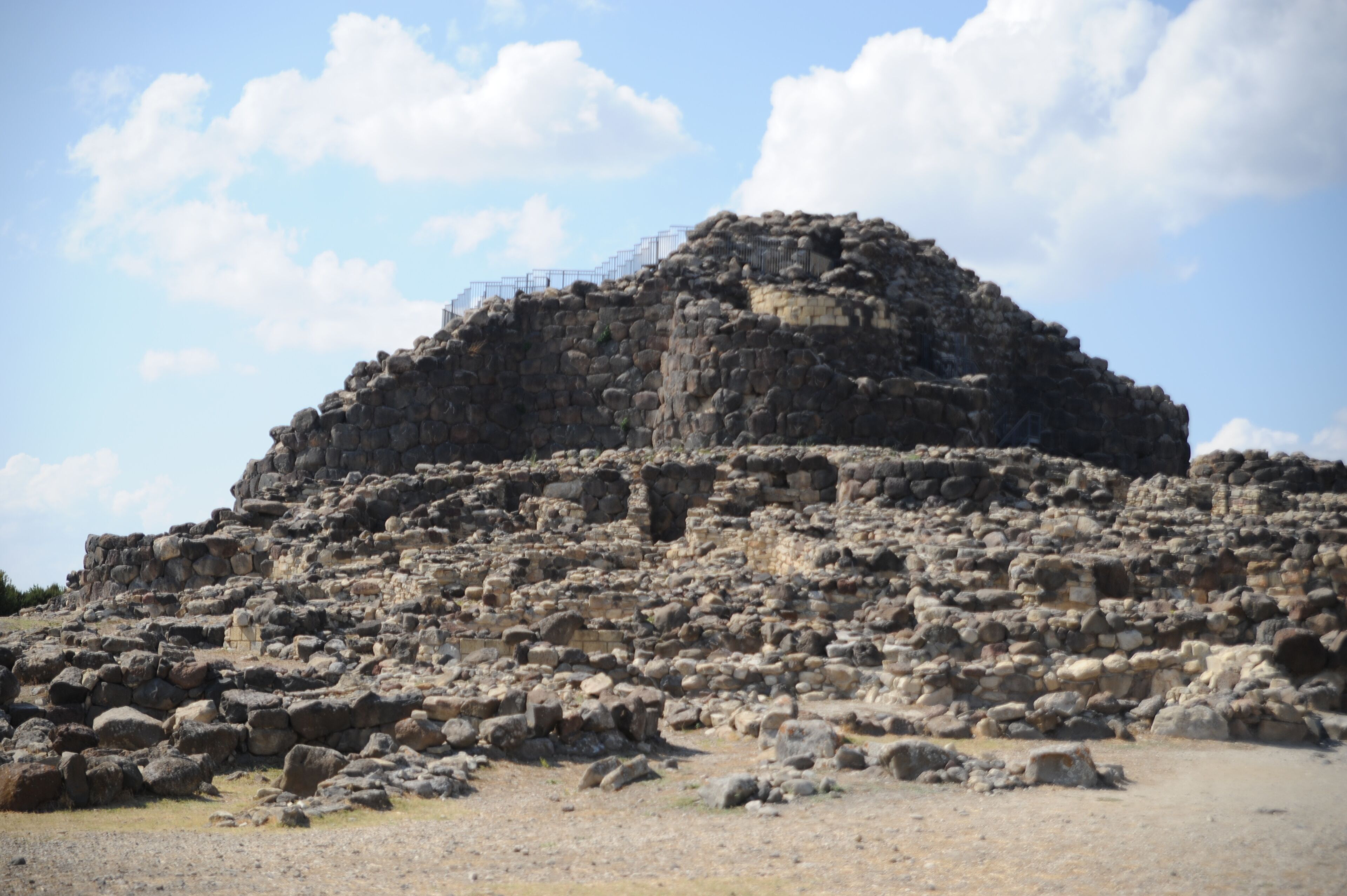 Site nuragique de Barumini Su Nuraxi en Sardaigne, Italie
