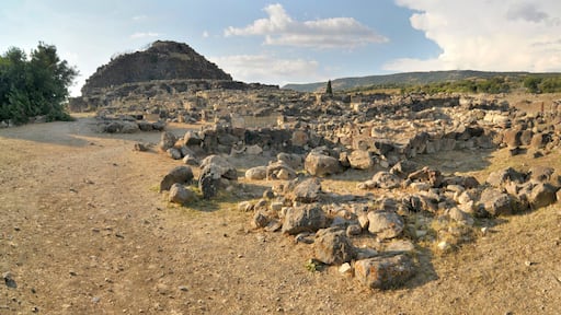 Su Nuraxi - a nuragic archaeological site in Barumini, Sardinia, Italy.