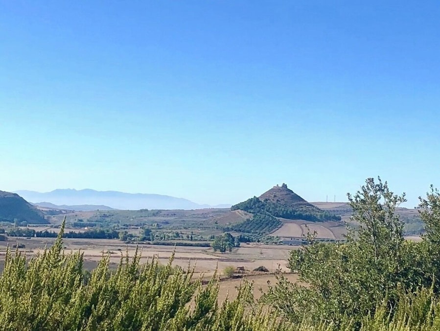 This is the view of a neighboring nuraghe complex. These watch towers cover the entire island of Sardinia!