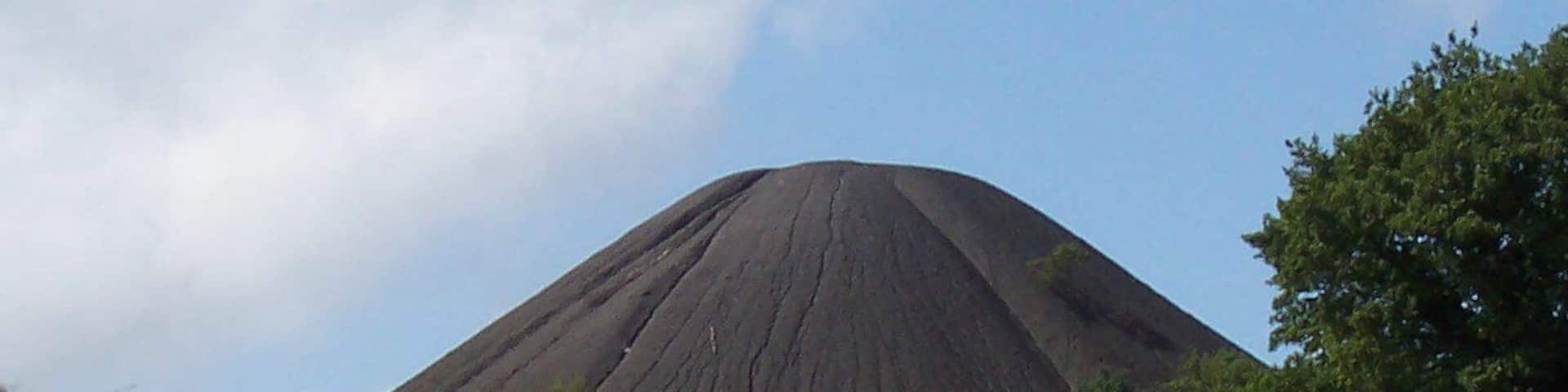 The slag heap in Paulton, Bath and North East Somerset, UK; referred to locally as "The Batch".