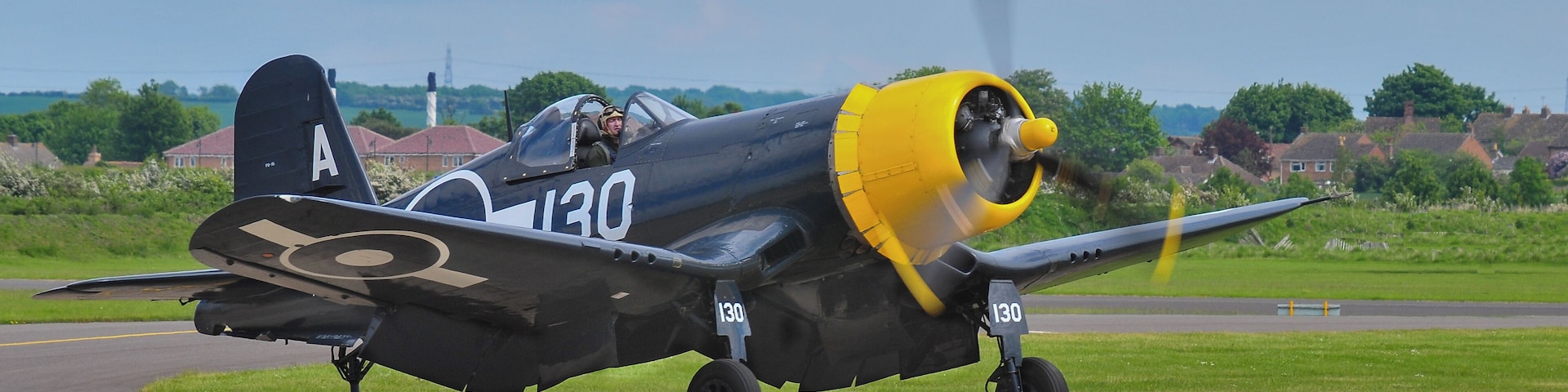 Good venue for Airshows as you can get close the runway were the planes taxi