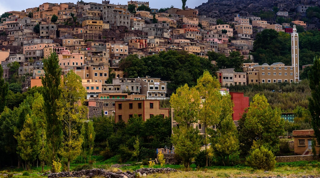 Imlil is a small village in the high Atlas Mountains of Morocco. It is 1,800 metres (5,900 ft) above sea level. It is close to the mountain Jebel Toubkal, the highest peak in Northern Africa.