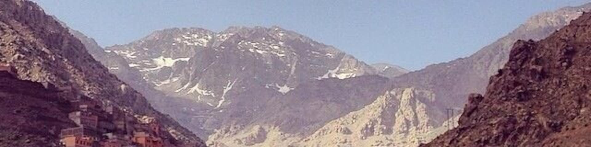 The Kasbah du Toubkal a part of the Mantis Collection provides the most picturesque, peaceful and romantic setting with 360 degree views of the surrounding High Atlas Mountains. It is situated close to Marrakech and a perfect place to stay for a few days. There is a lot of great trekking in the area for all levels(the highest peak in Northern Africa), and a perfect spot to relax, read a book and have a Hammam. Kasbah du Toubkal is also a great place for a day trip and to have a nice lunch. We have been very impressed and it is truly worth the trip and a must see.
There is no road access so you can walk for 15 minutes or take a Mule.