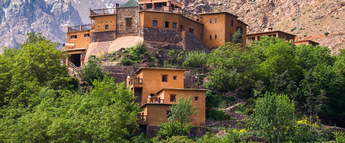 Kasbah du Toubkal, Imlil in the Atlas Mountains (Morocco)