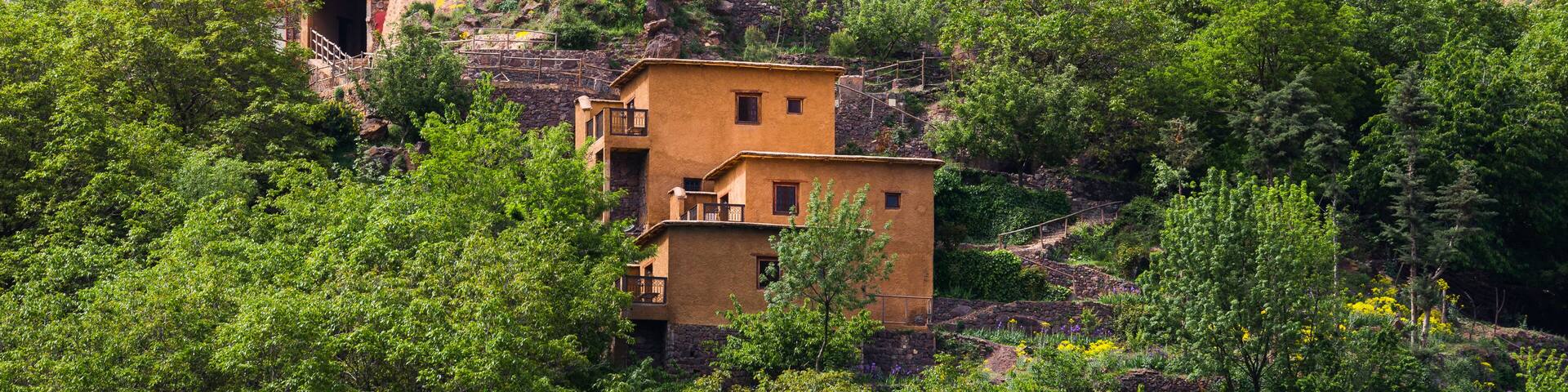 Kasbah du Toubkal, Imlil in the Atlas Mountains (Morocco)