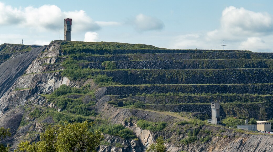 LKAB`s iron ore mining plant, in Kiruna, Lapland, Sweden.