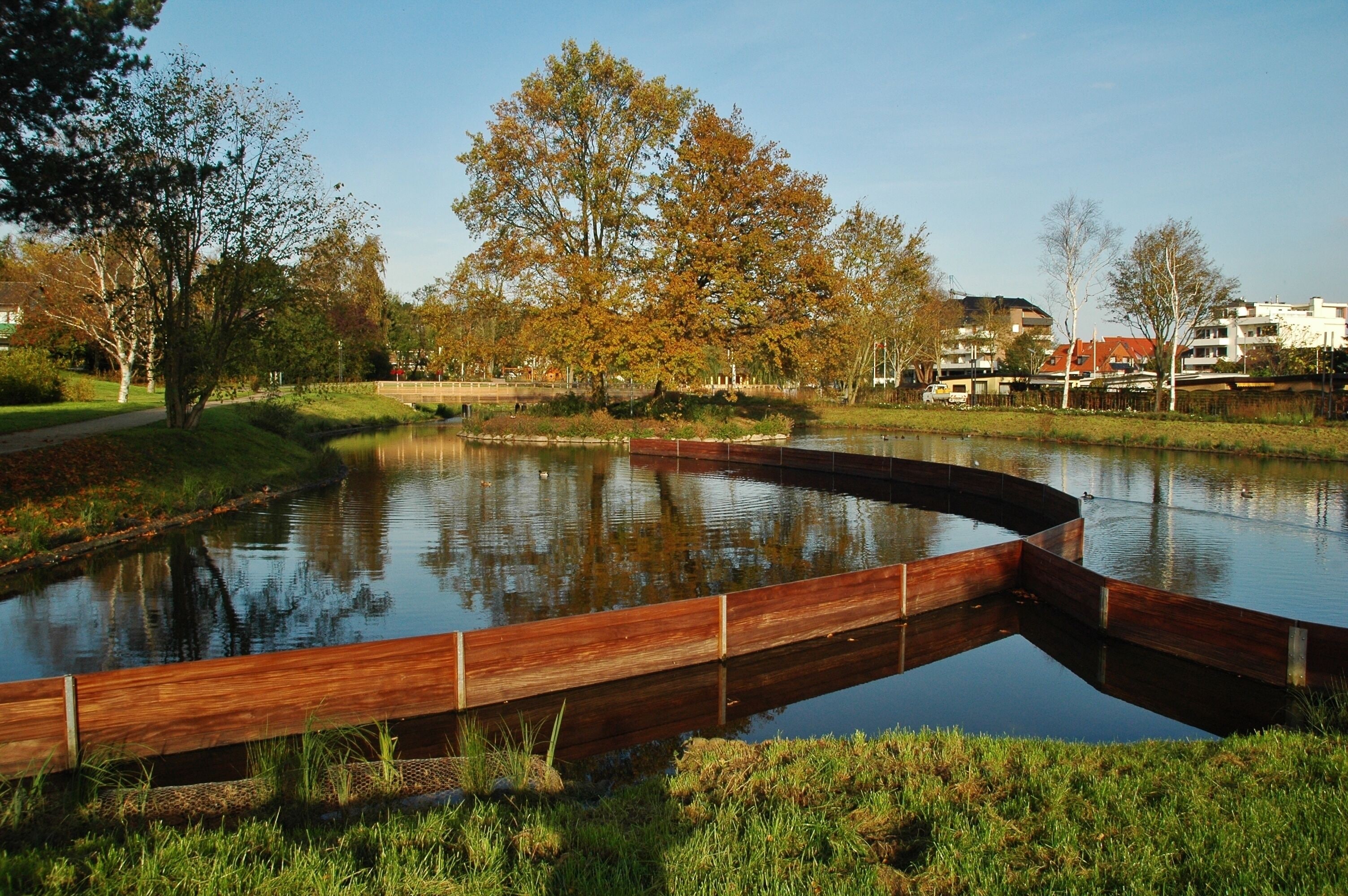 Ehemaliger Kurpark, jetzt Haffwiesenpark in Haffkrug