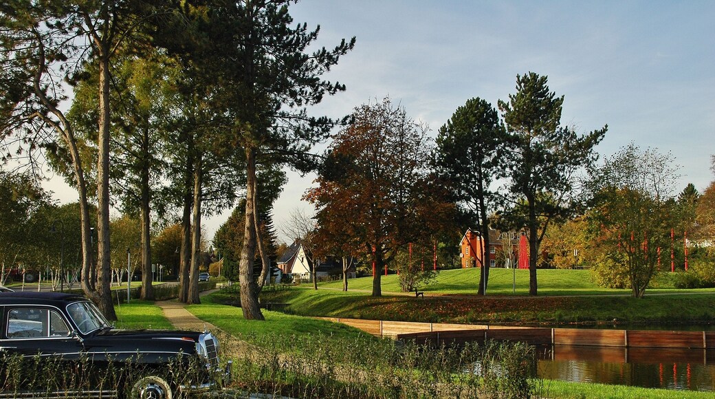 Ehemaliger Kurpark, jetzt Haffwiesenpark in Haffkrug