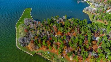 Aerial view of lake livingston state park, Texas, USA.- landscape images