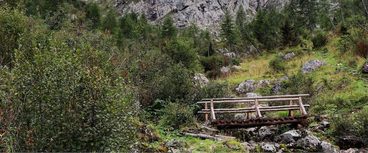 On our way up to the Casa Focobon, in the dolomites, Italy