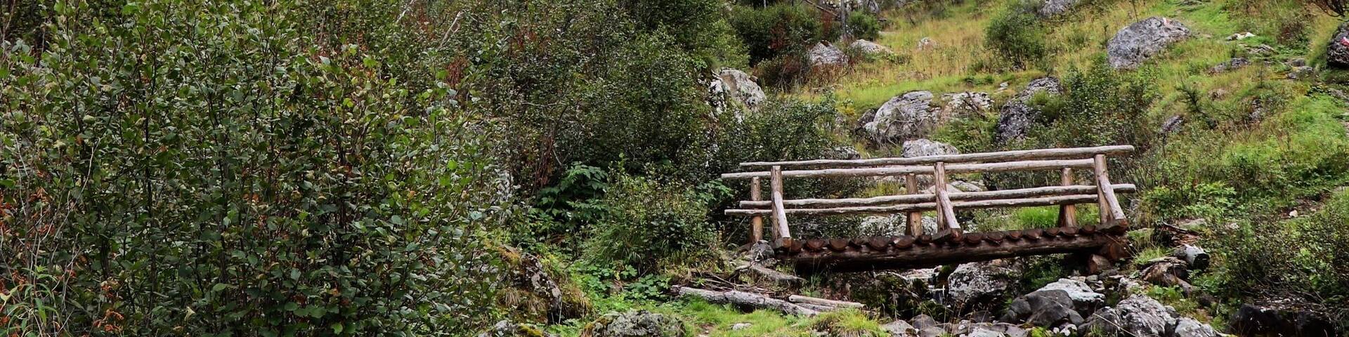 On our way up to the Casa Focobon, in the dolomites, Italy