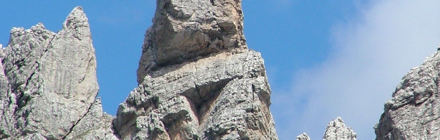Pupo (o Pupo de San Lorenzo) peak (2450m aprox.) in Marmarolegroup beetween Domegge di Cadore and Lozzo di Cadore, Dolomites, Italy