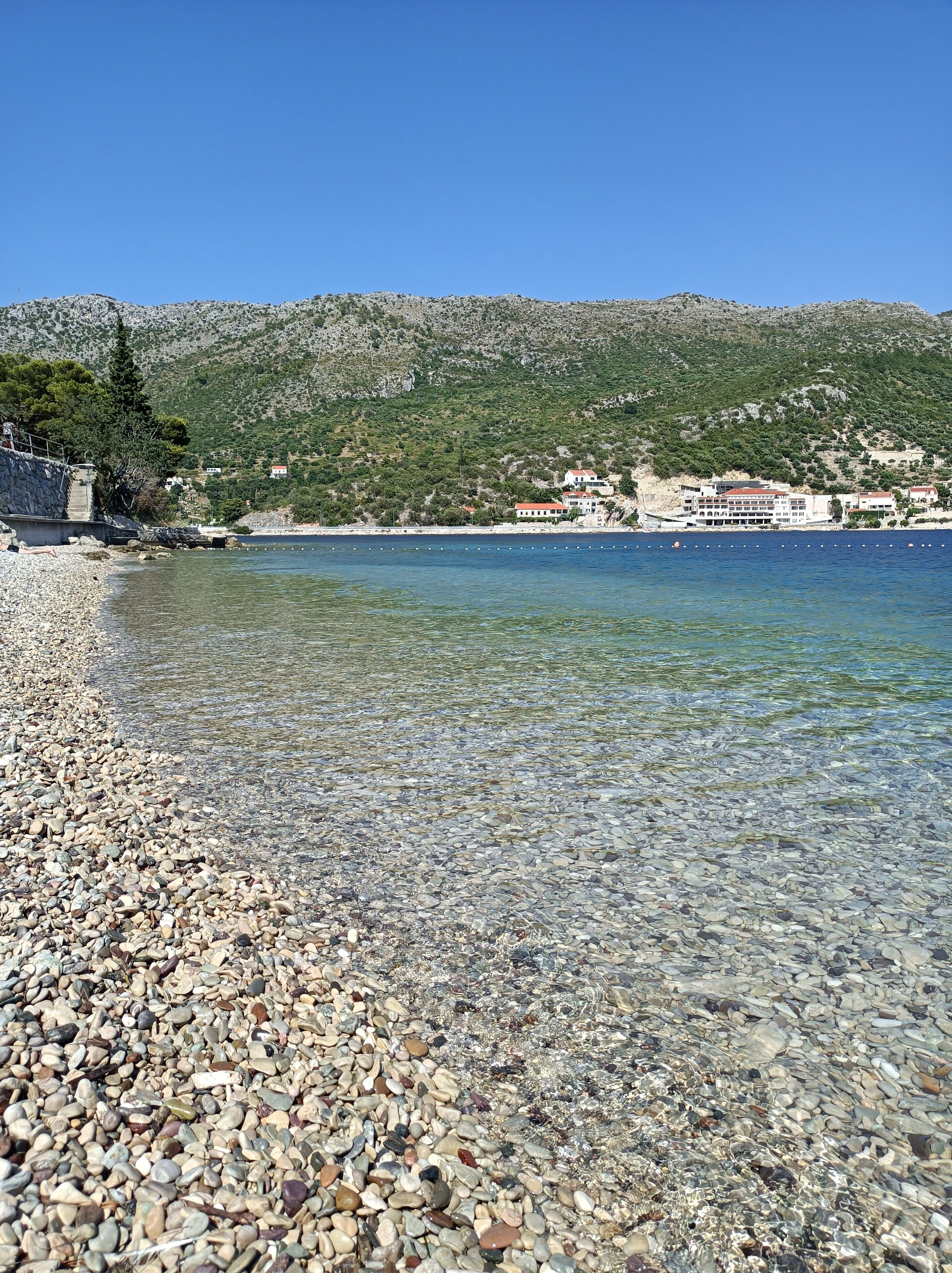 Zaton, à une dizaine de km de Dubrovnik, côte adriatique en Dalmatie (Croatie, Europe)