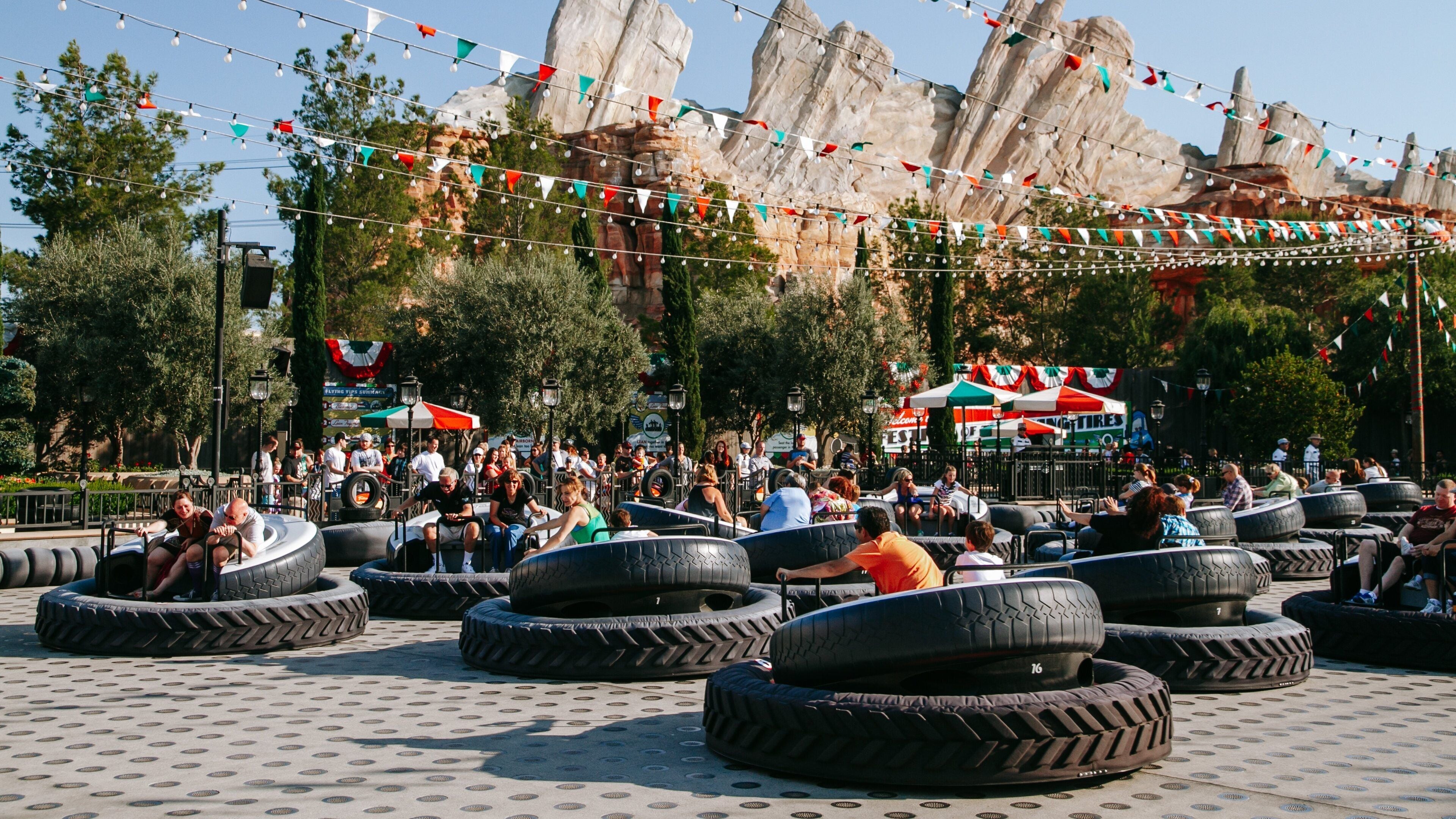 Disney California Adventure® Park featuring rides