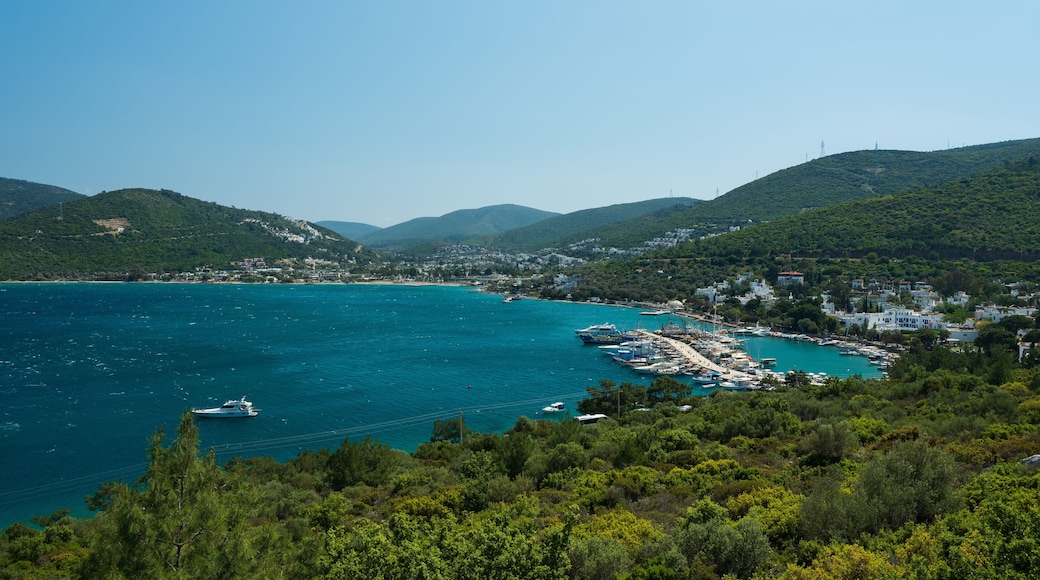 Panoramic view of Torba Bay, Bodrum, Turkey