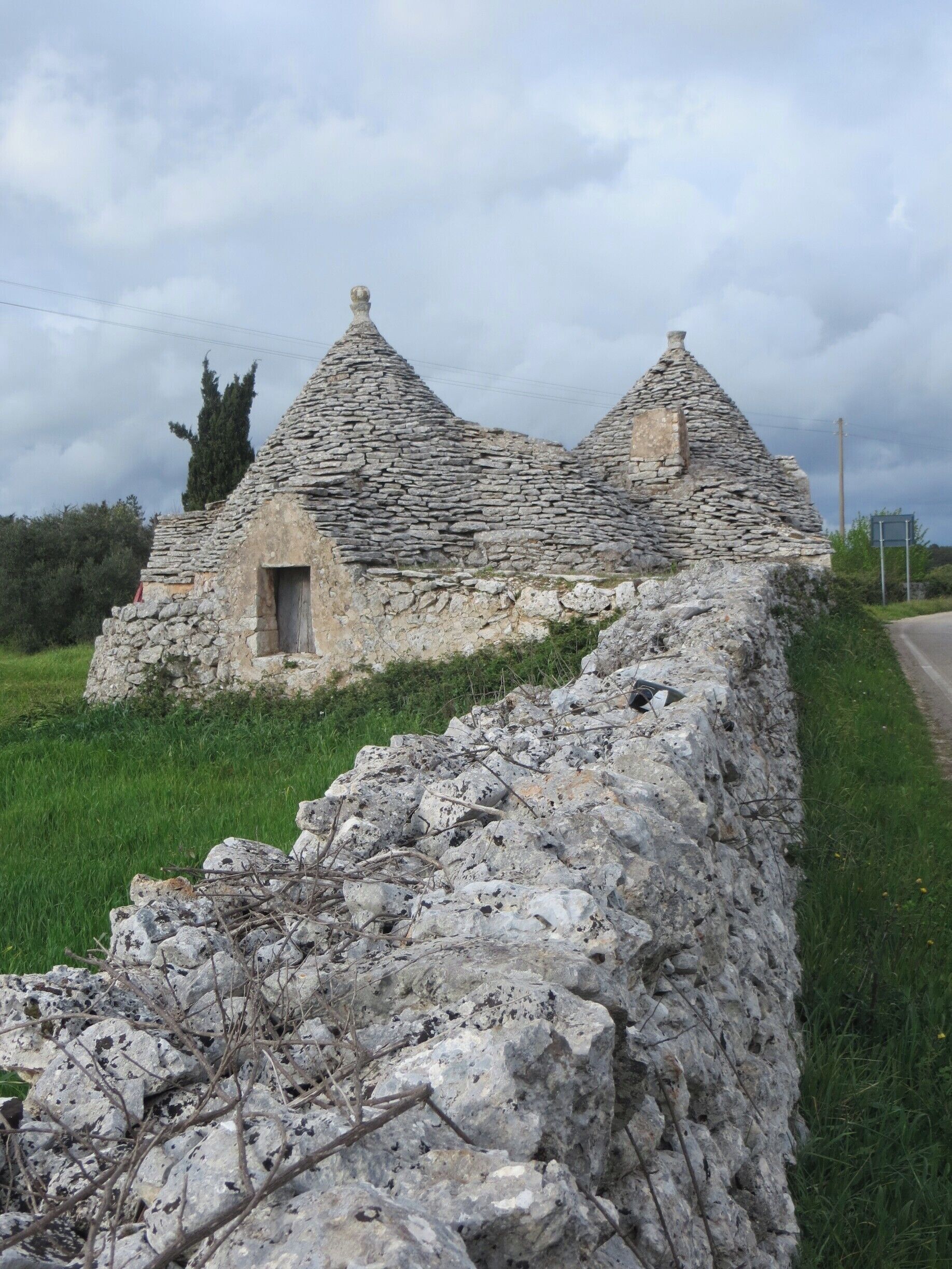 Trulli  farm in the Puglia,Italy countryside