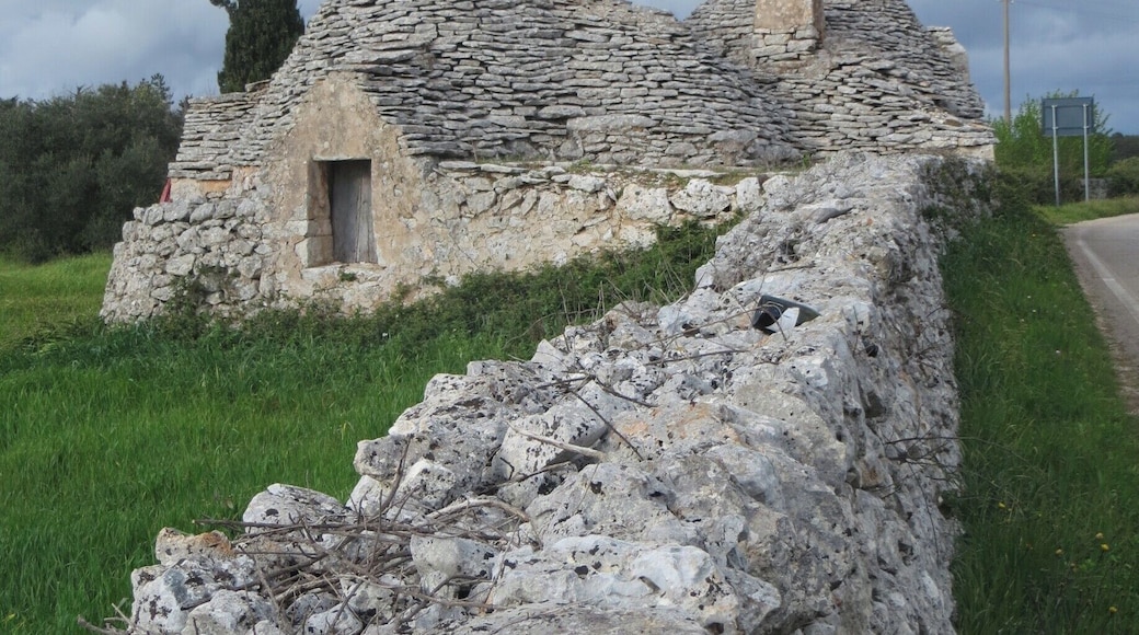 Trulli farm in the Puglia,Italy countryside