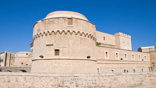 De Monti Castle of Corigliano d'Otranto. Puglia. Italy.